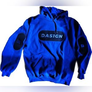 DAS1GN, blue, Hoodie
